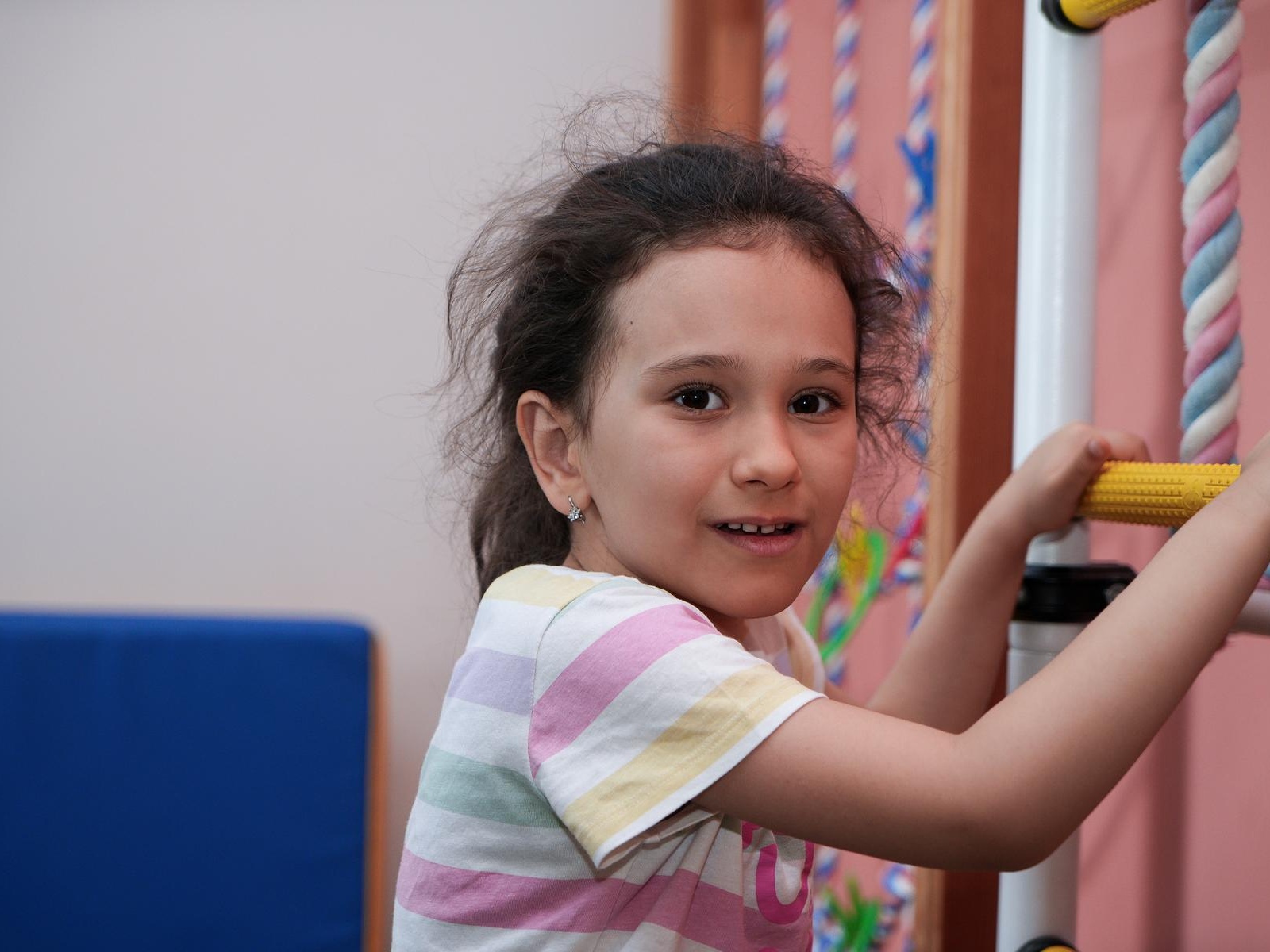 Samira needs an autism correction course to develop her speech skills!
