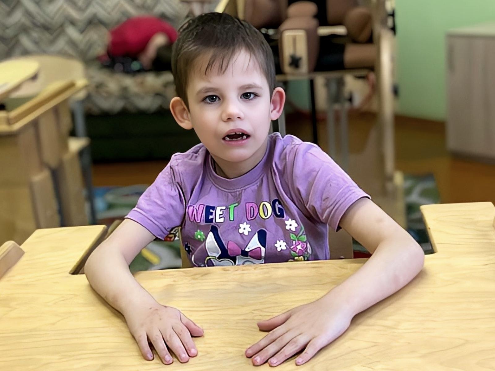 Vika is an orphan. She needs the help of a babysitter to get treatment and learn how to walk