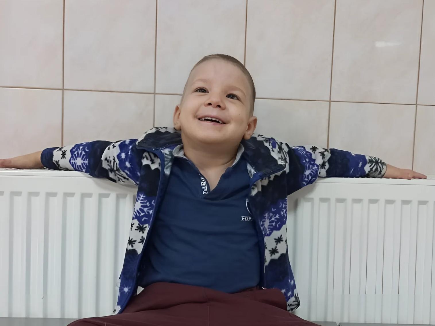 Five-year-old Vova cannot walk or talk, genetic analysis is needed to understand the cause