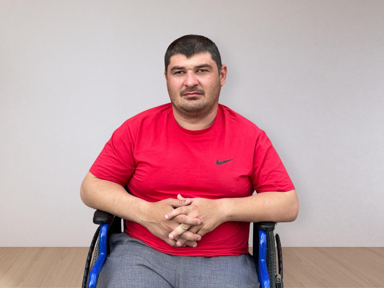 Amirkhan has cerebral palsy, he needs to undergo rehabilitation!
