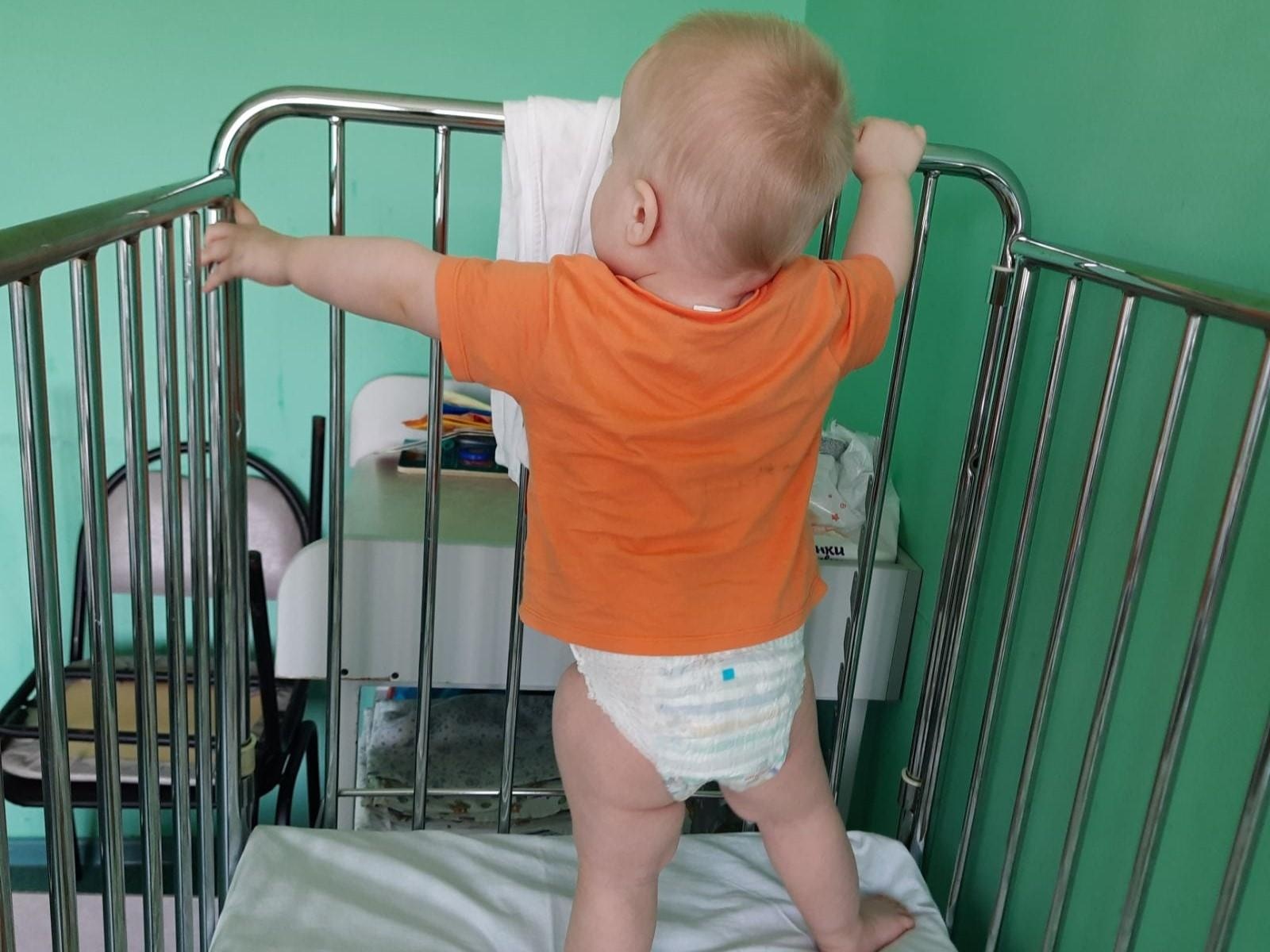 Miron needs to be accompanied by a babysitter during treatment at the hospital!