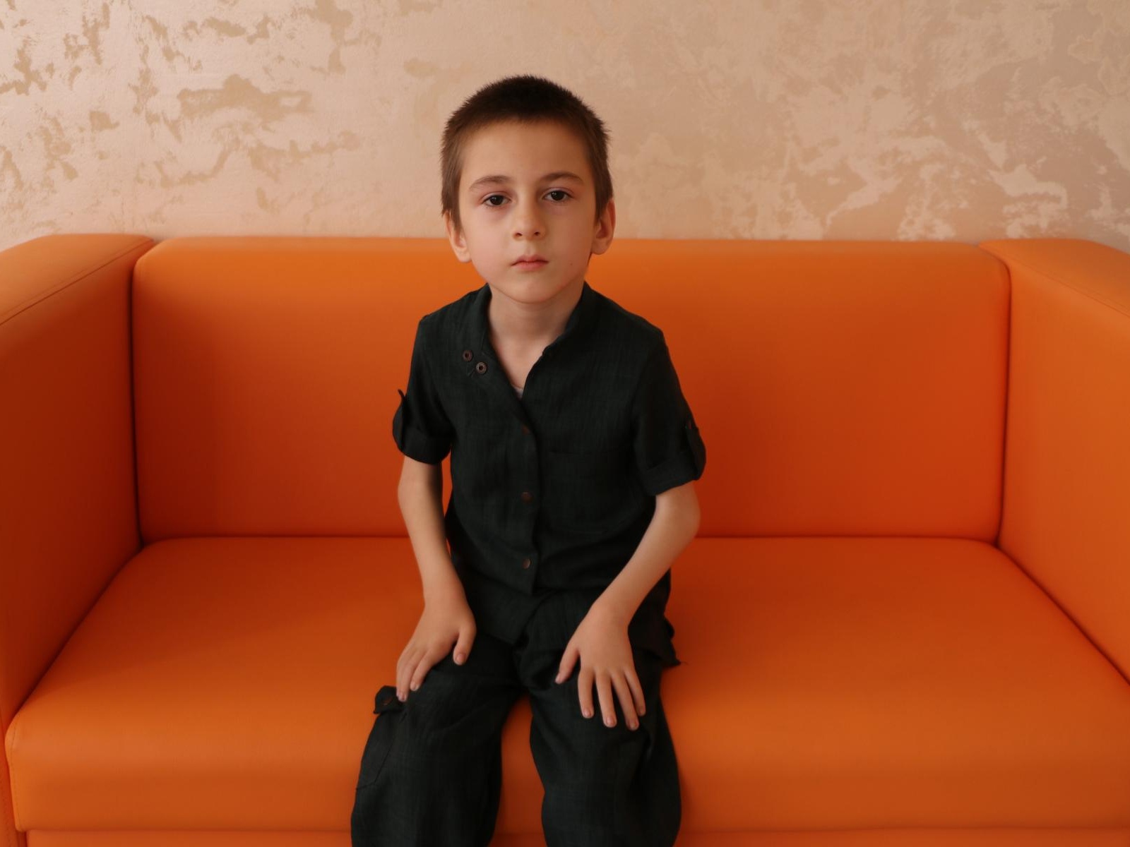Abdul-Rahiym has arthrogryposis. He needs to go to Kurgan for an operation to preserve his ability to walk