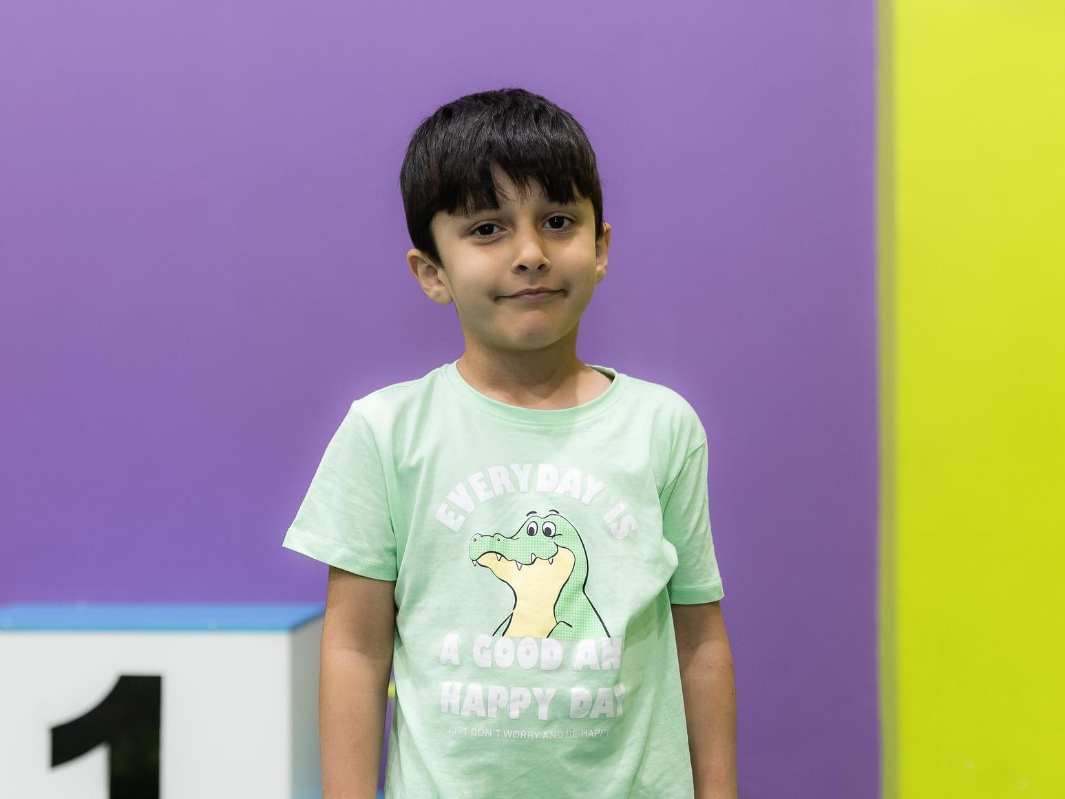To overcome the developmental delay, Mansur needs an autism correction course!