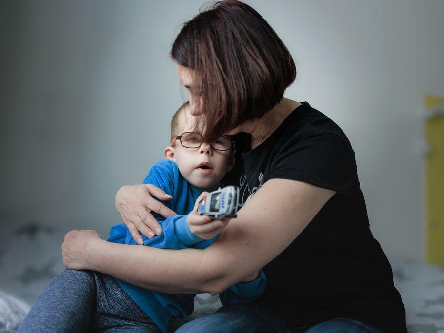 Bogdan is an orphan and has a genetic disease. He needs the care of a nanny during medical examination