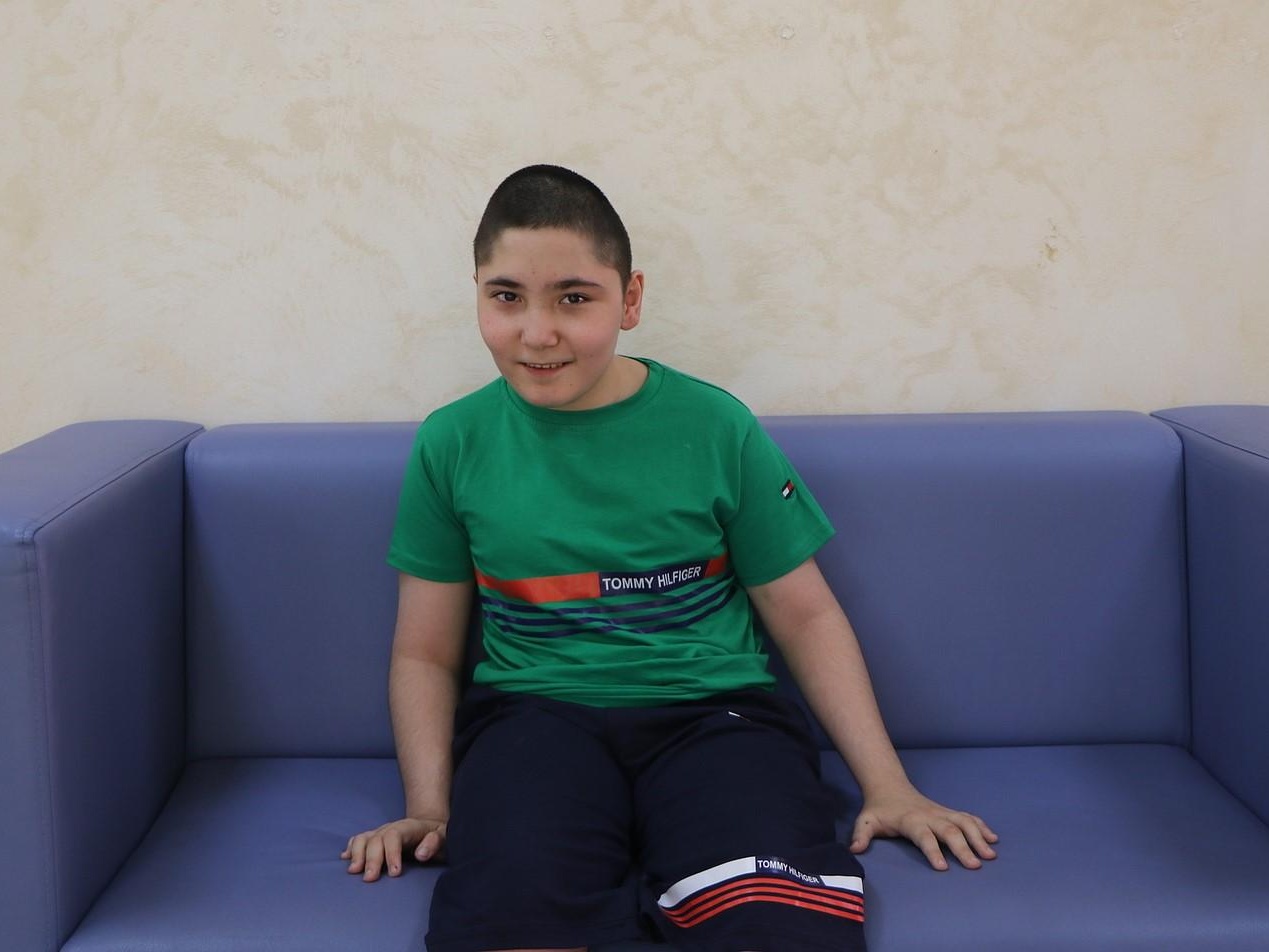 Huseyin has cerebral palsy. He needs a special wheelchair to enable him to move around independently
