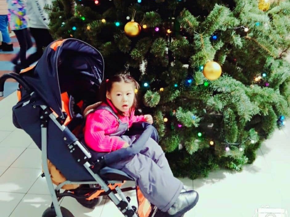 Let's help little Aidana get treatment for cerebral palsy