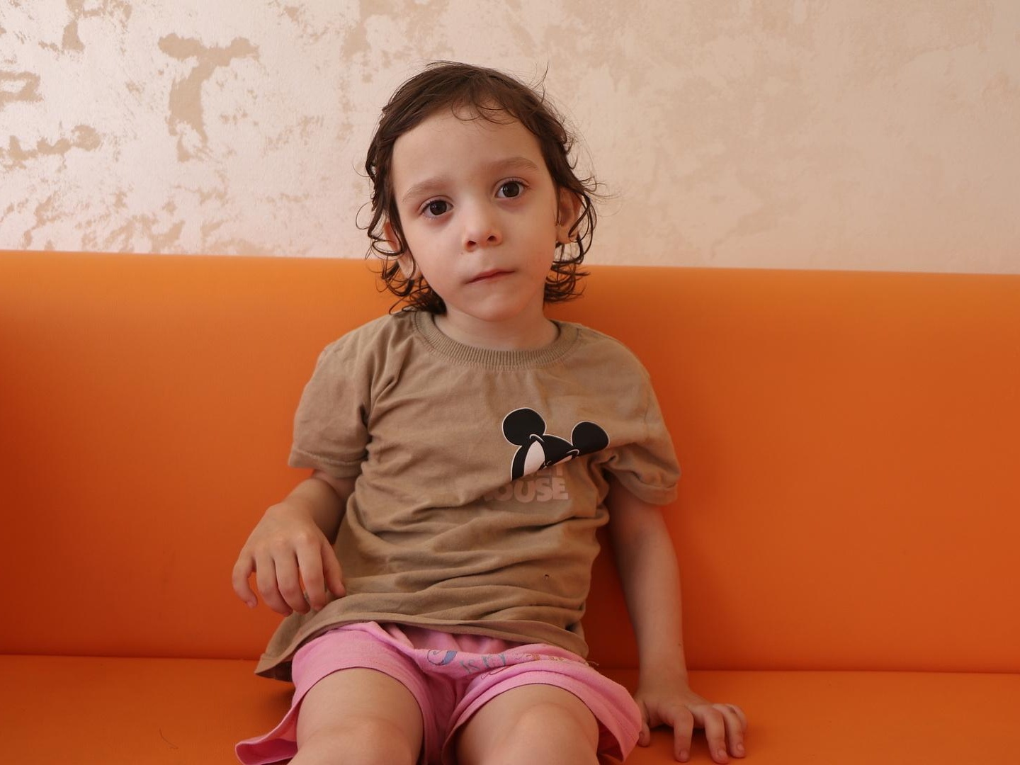 Hava has cerebral palsy. She needs a verticaliser to develop her muscles!