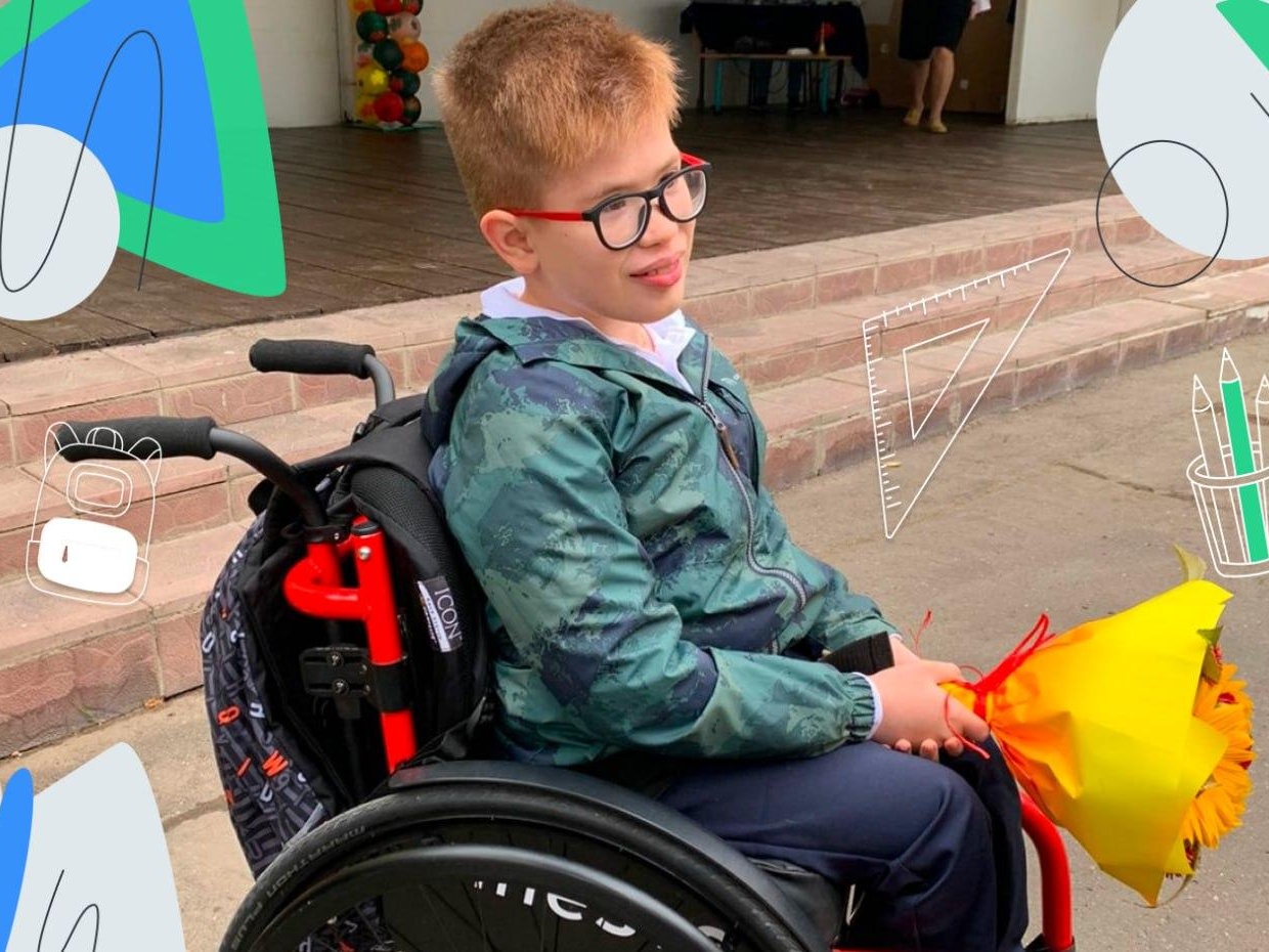 Children with cerebral palsy are reparing for school: backpacks for 50 beneficiaries are needed