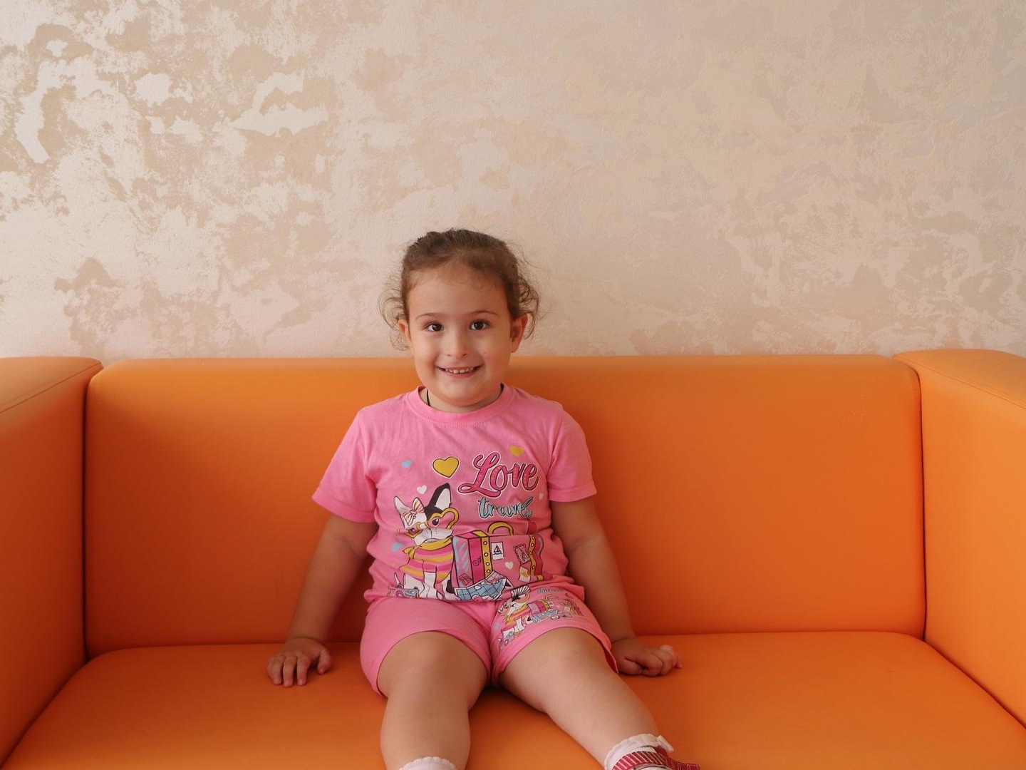 Asiyat has a congenital spinal pathology. In order to learn to walk, she needs to undergo a rehabilitation course