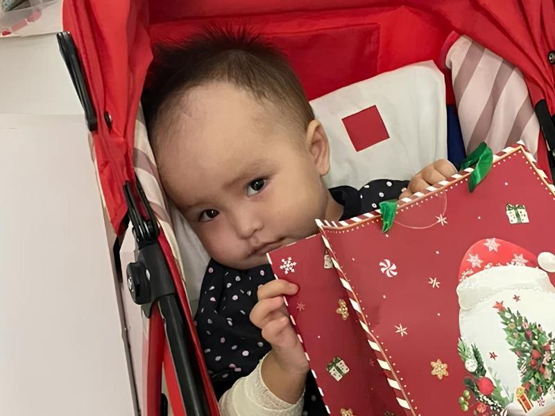 Aimana has a brain tumor and needs another course of chemotherapy