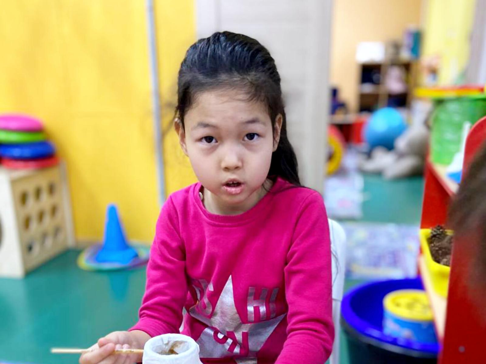 To improve her speech skills, Safina needs an autism correction course!