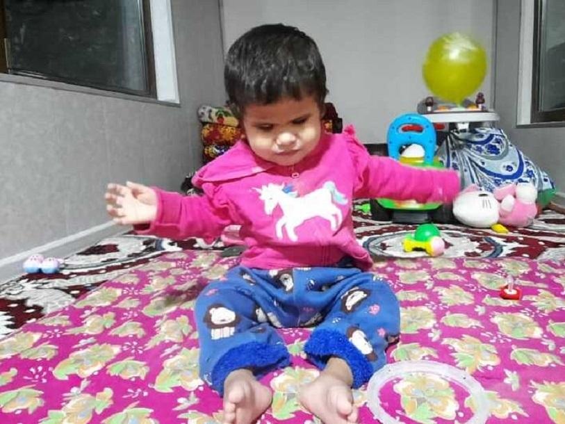 Let's help two-year-old Aisha have vision surgery to preserve her ability to see