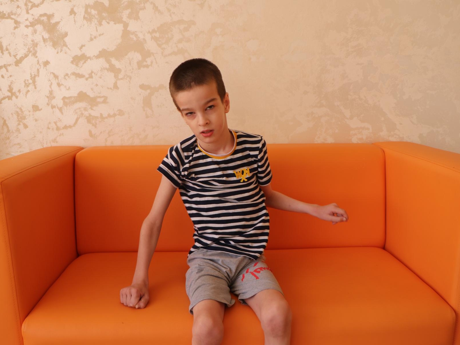 Ahmed has cerebral palsy and developmental delay. He needs rehabilitation!