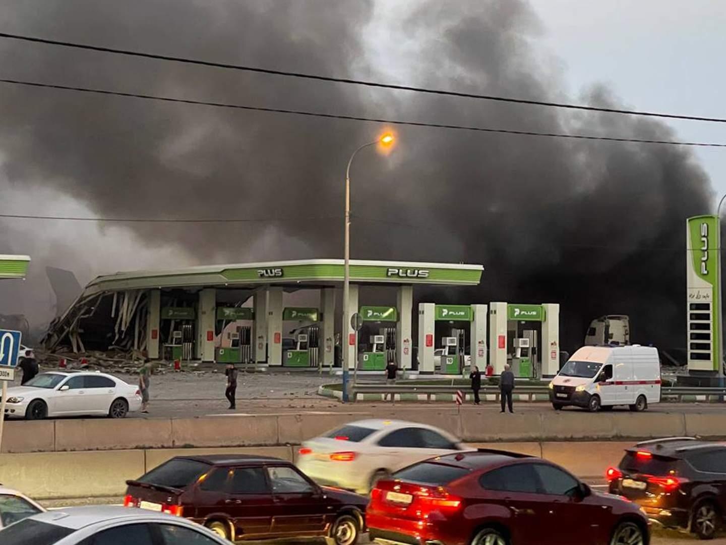Help for victims of an explosion in the suburbs of Makhachkala