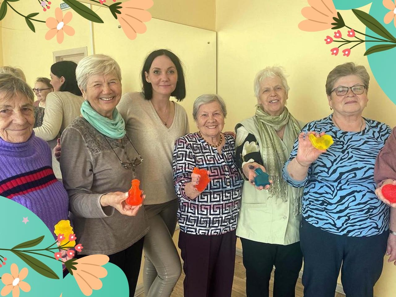 Lonely elderly people need communication and an active lifestyle – we will help organize master classes for them