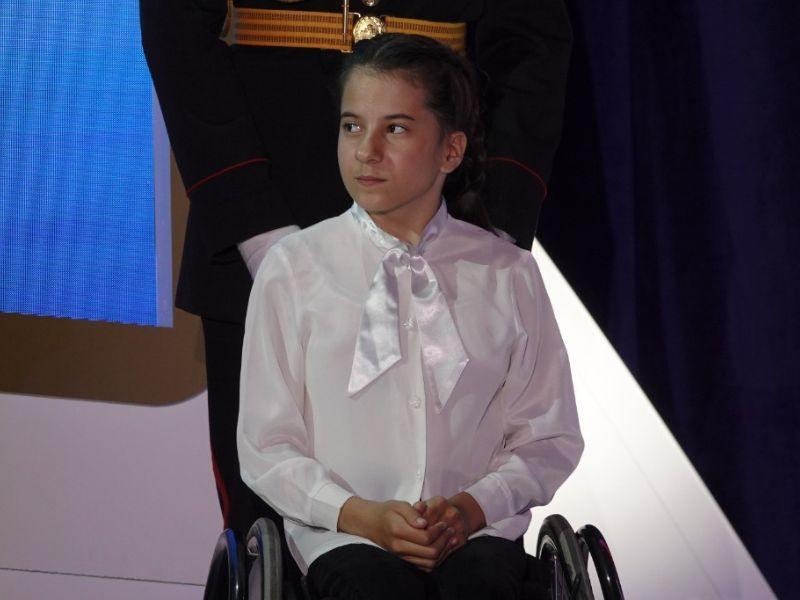 Sonya has a congenital condition called spina bifida, and she requires rehabilitation