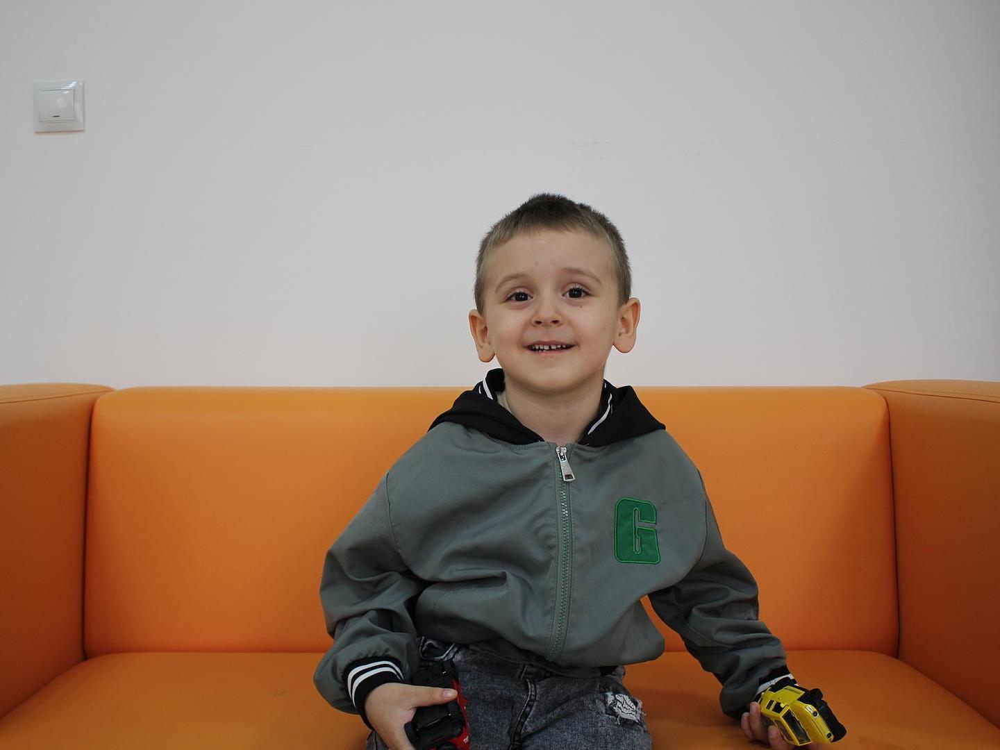 Habibullah has cerebral palsy. To learn to walk and speak better, he needs a rehabilitation course