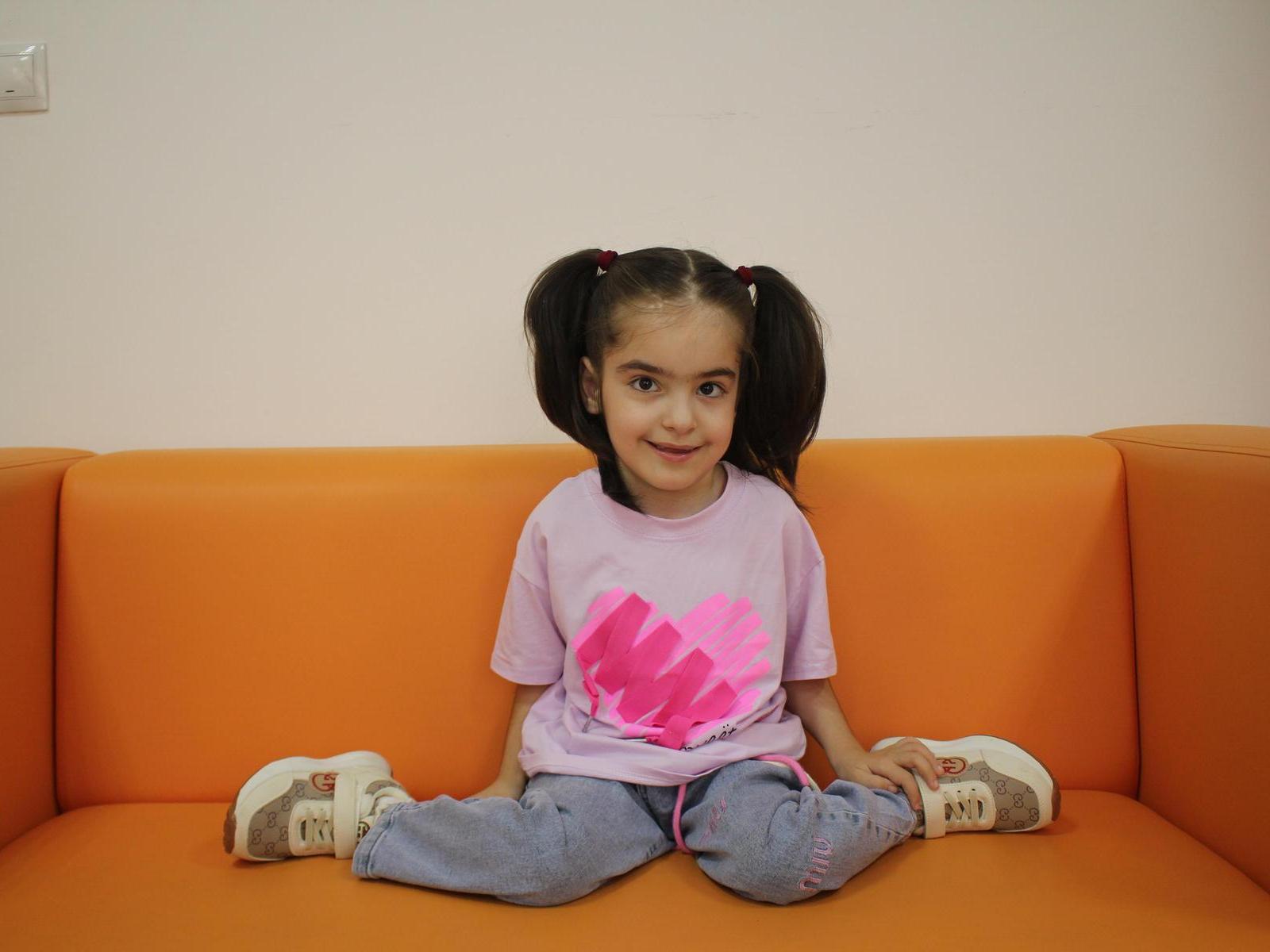 In order to learn to walk, Samira needs to go to rehab!