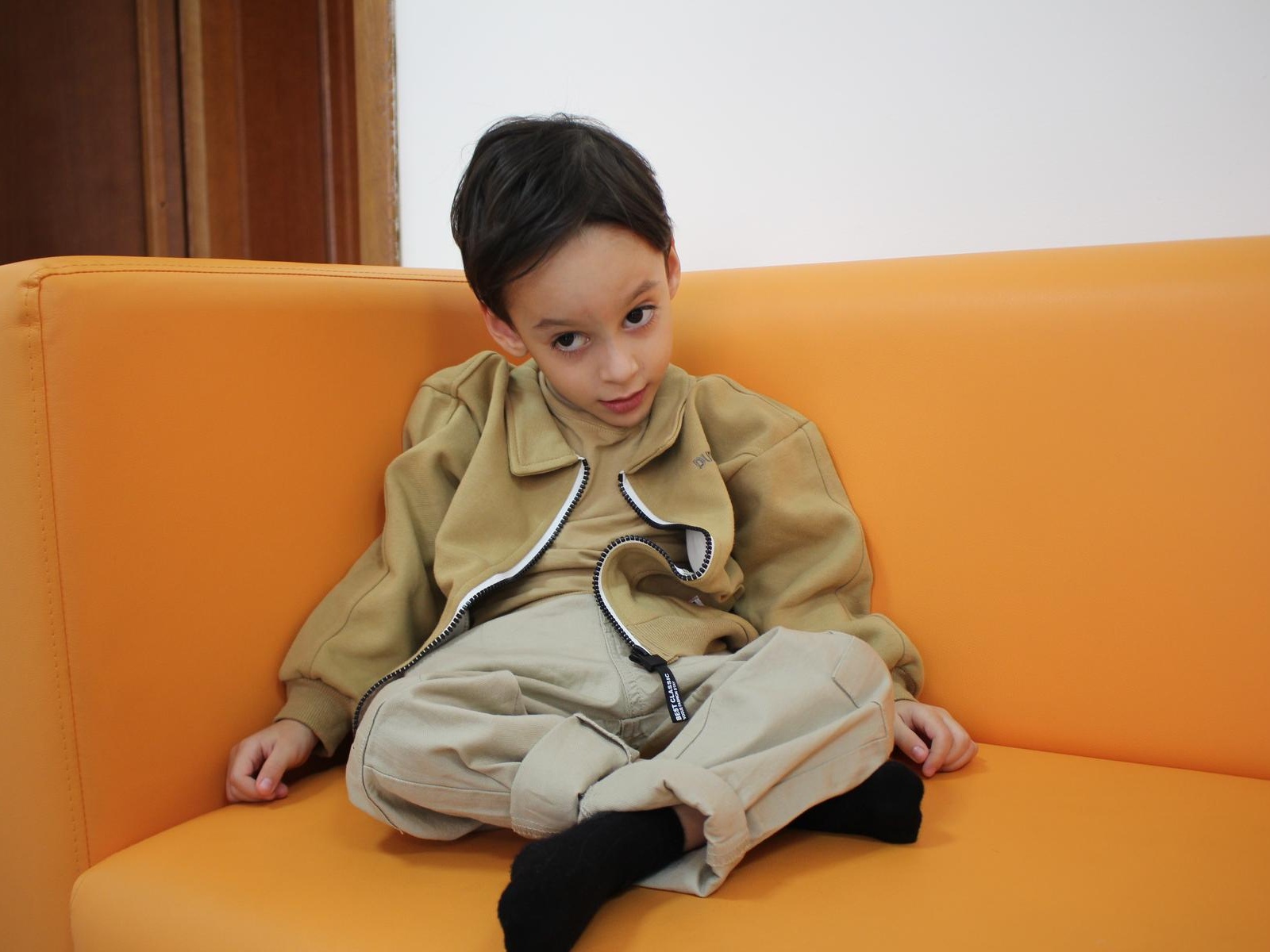 Muhammad-Amin has cerebral palsy and spastic tetraparesis, he needs rehabilitation!