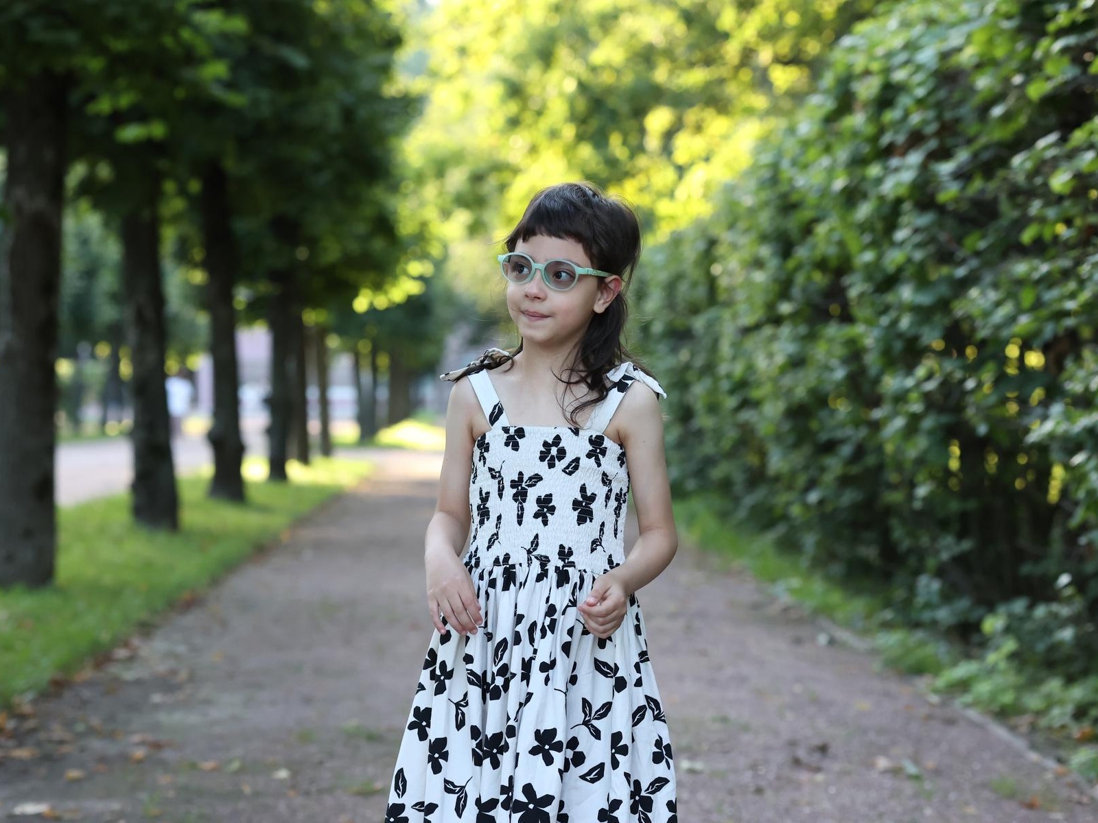 Sabina has multiple visual impairments, she needs new sophisticated glasses to see