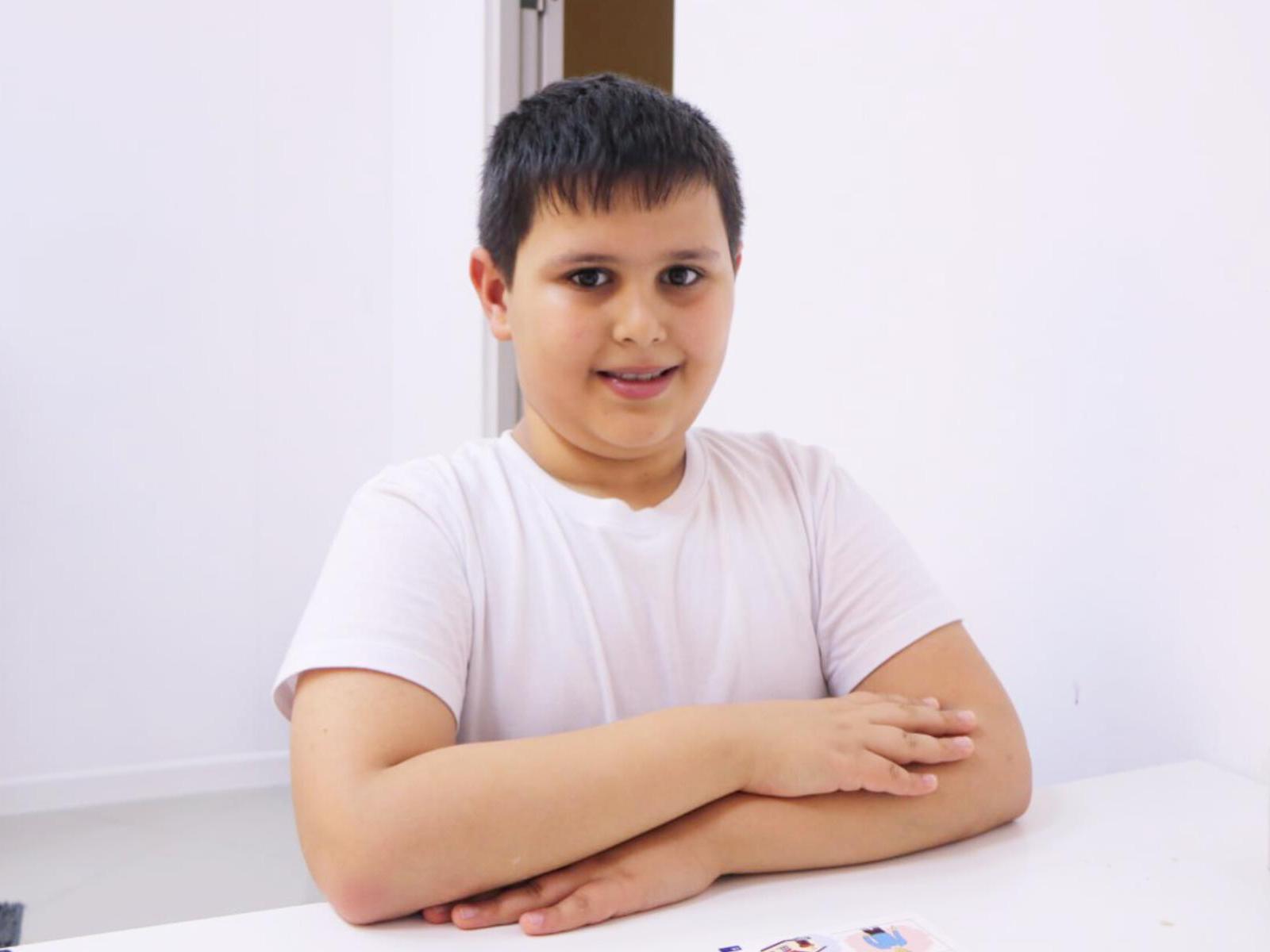 Magamed has autism! Rehabilitation courses are needed to overcome the developmental delay