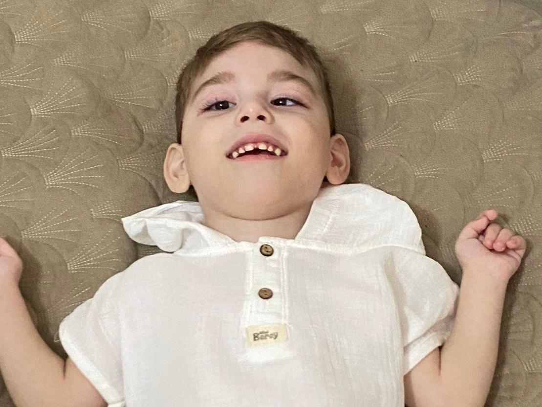 Adam has cerebral palsy and needs a verticalizer