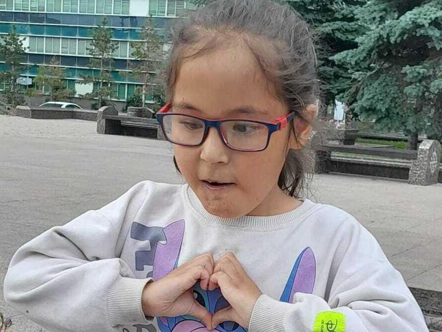 Ainur needs surgery to preserve her eye and visual function