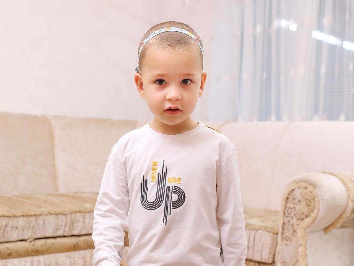 Elvis needs rehabilitation to learn to hear and speak fully after hearing aids
