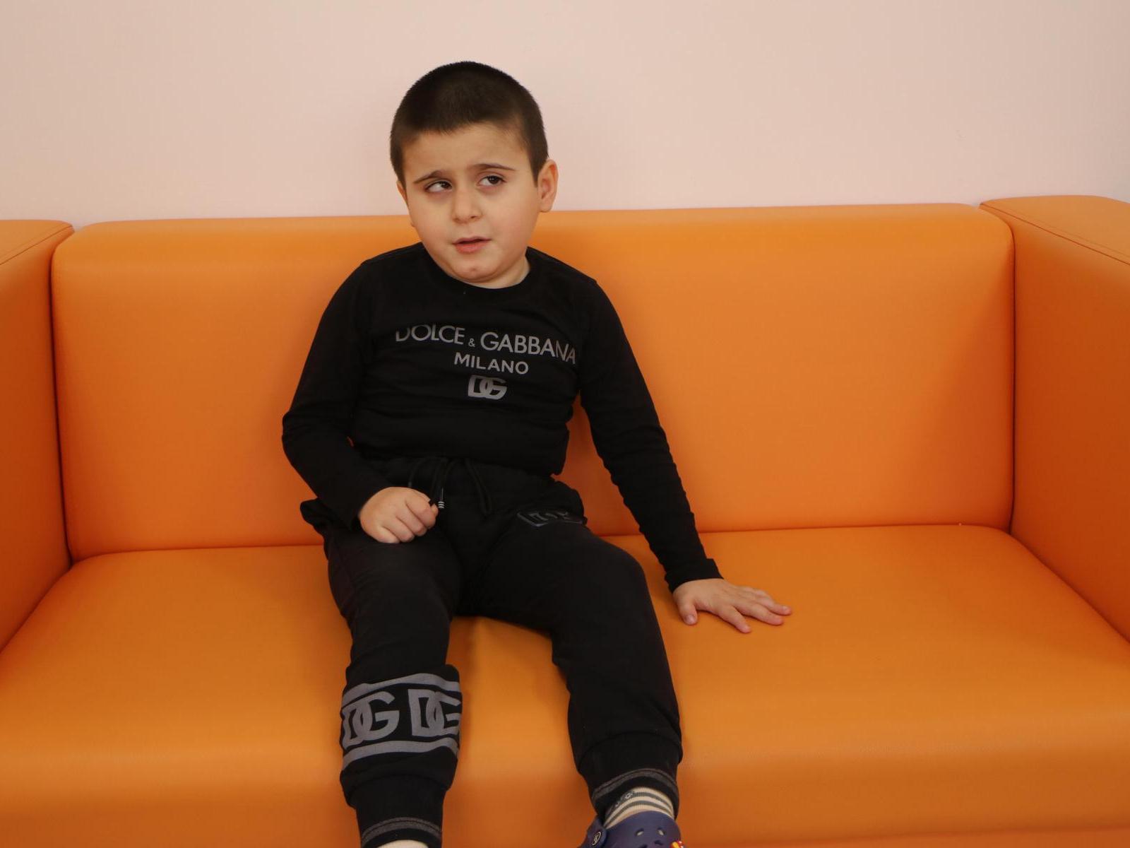 Hasan has cerebral palsy and mental retardation. Rehabilitation therapy is needed to improve his condition