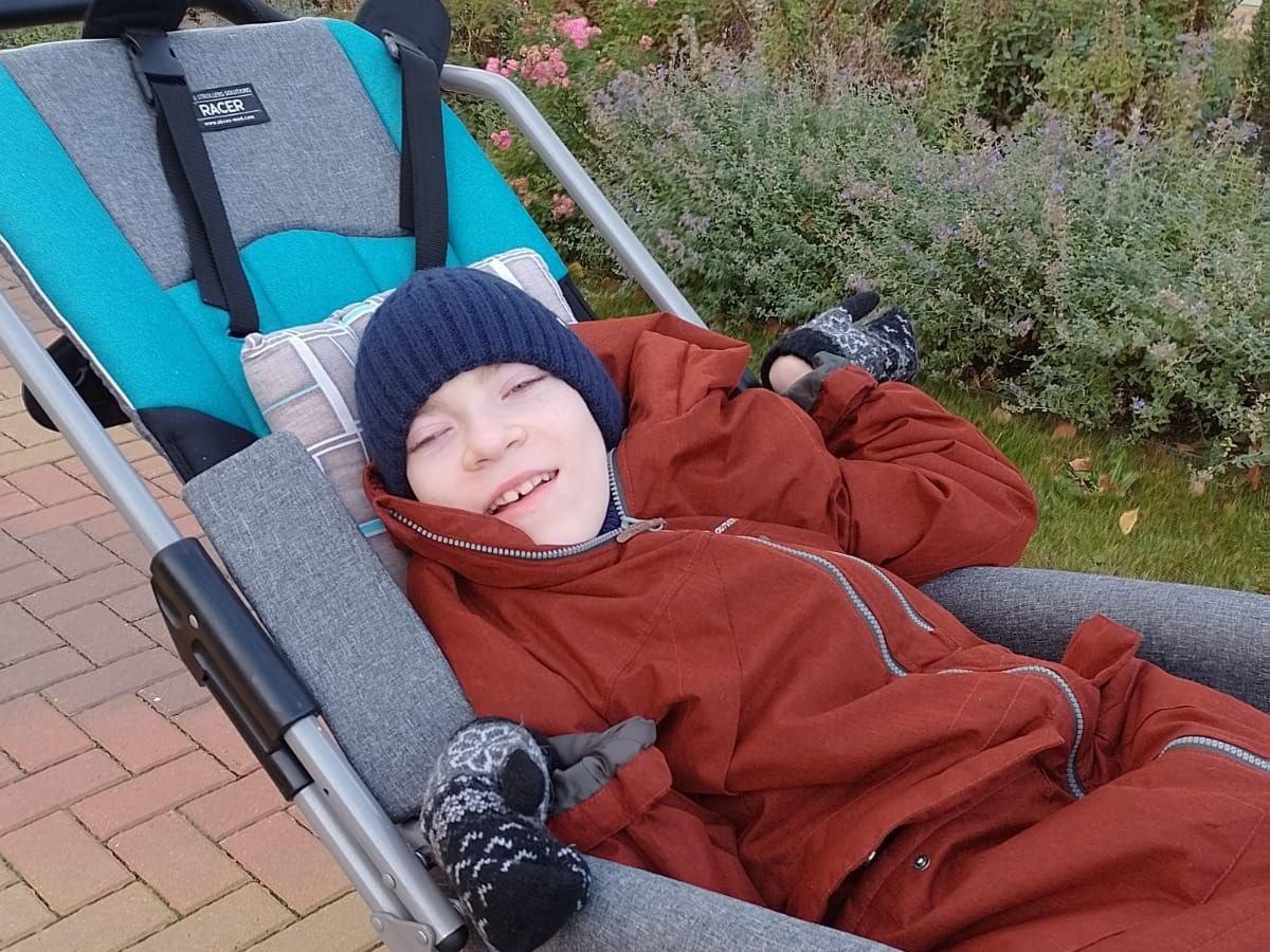 Ivan has brain damage and needs specialized nutrition