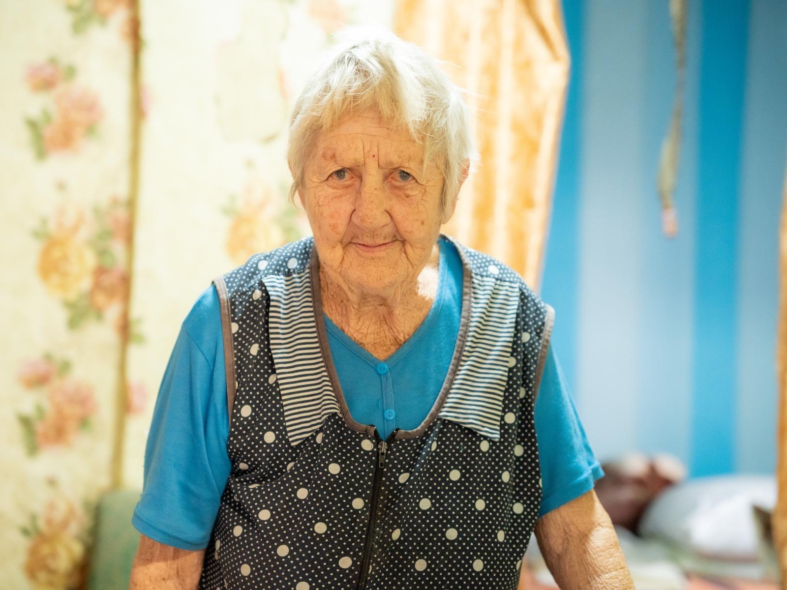 lonely elderly people need to be provided with food