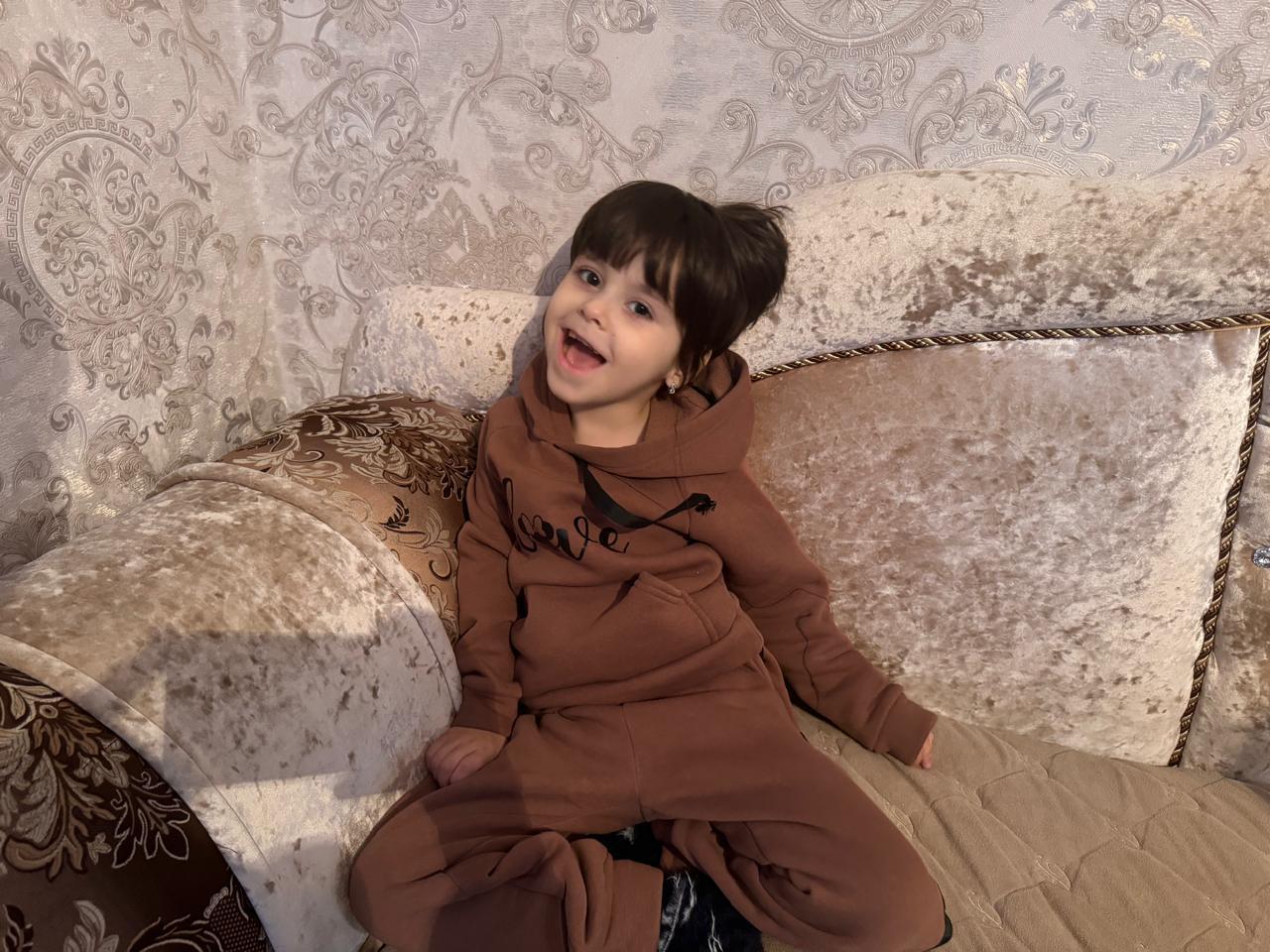 Zaloban has cerebral palsy. The baby needs a special pram