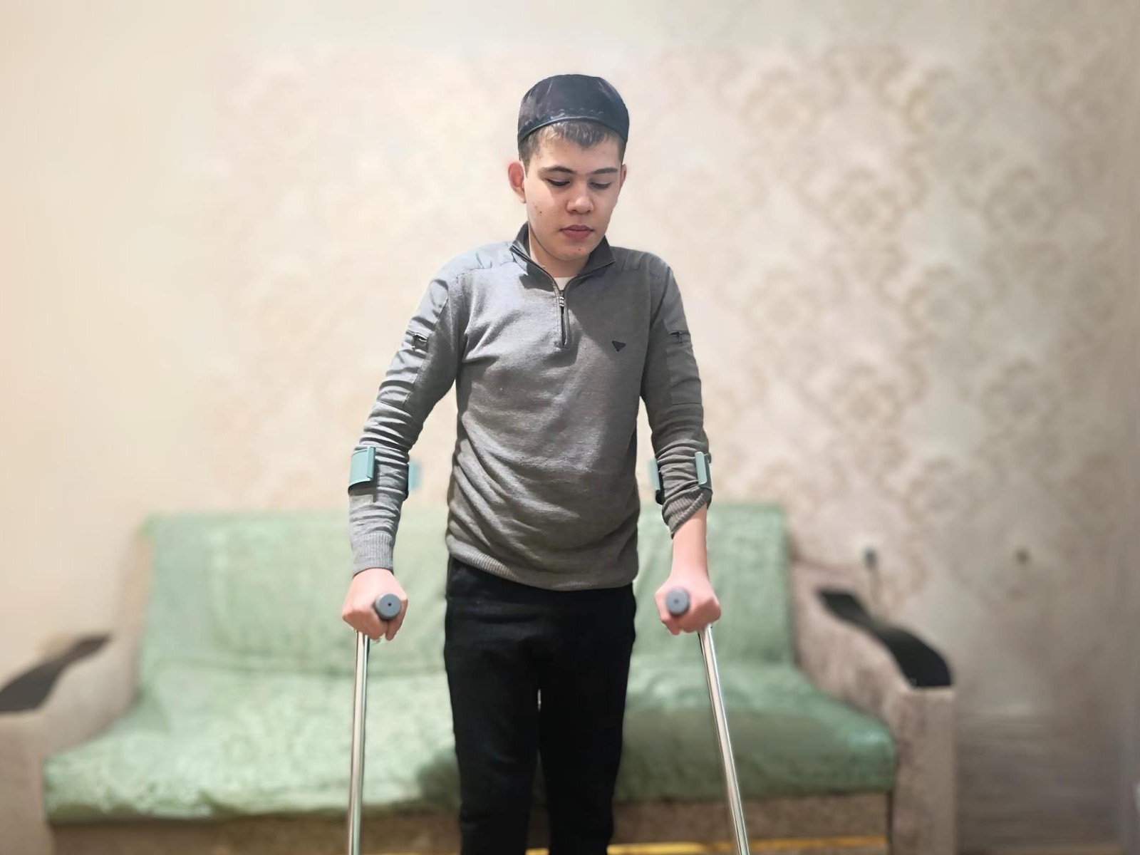 Abdul-Hasan has fractures of the skull and spine, he needs rehabilitation!