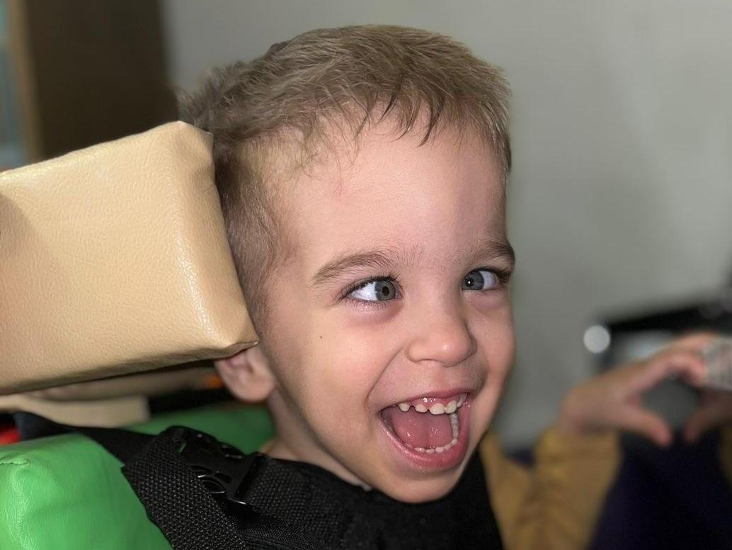 Arthur has strabismus and needs an operation