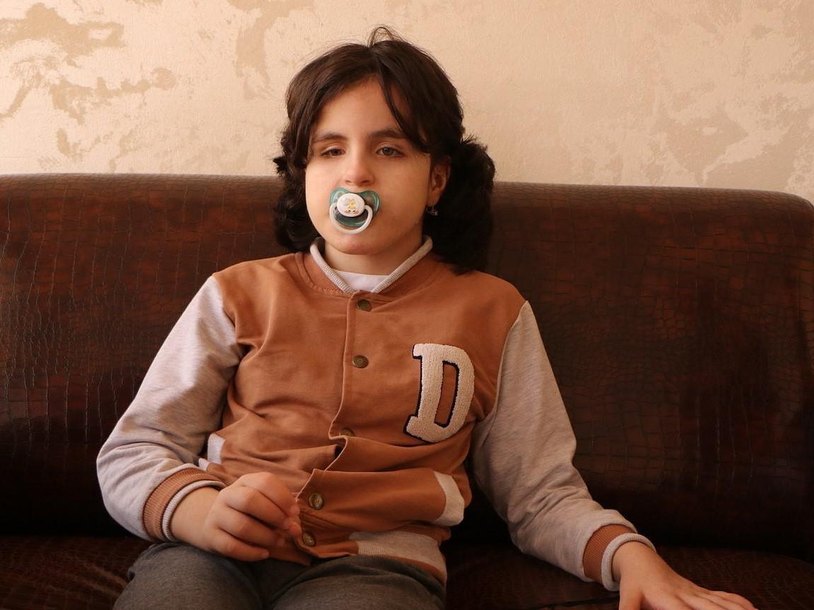 Sofia has cerebral palsy. She's due for another round of rehabilitation